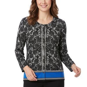 Rafaella Women's XL Cardigan Sweater Cotton